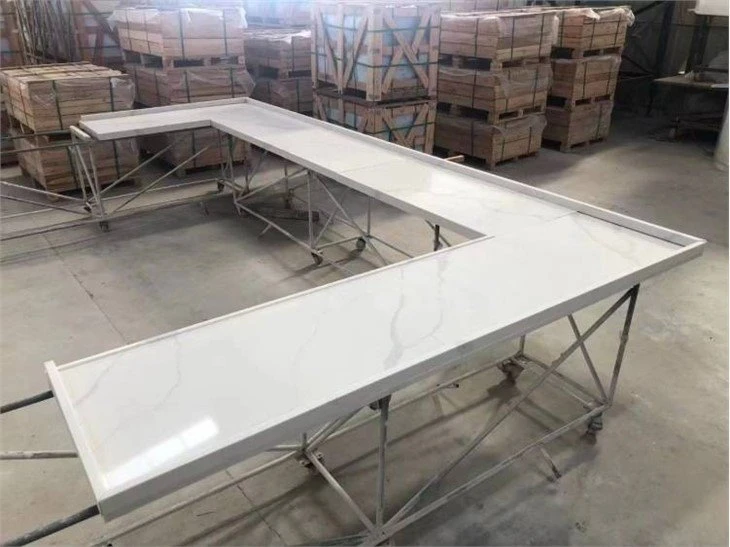 White Calacatta Quartz Countertops